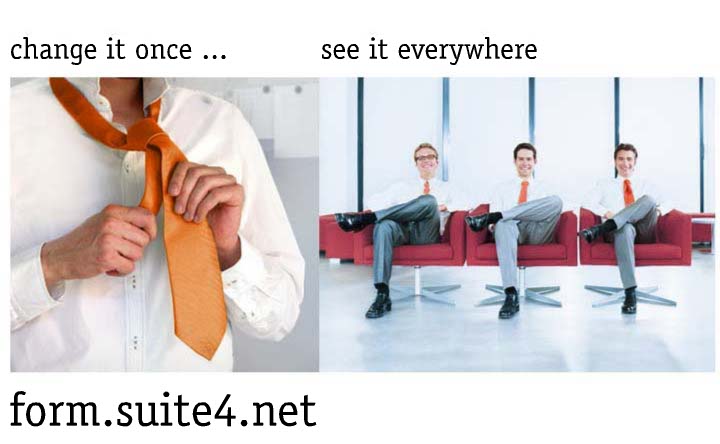 change it once... see it everywhere
